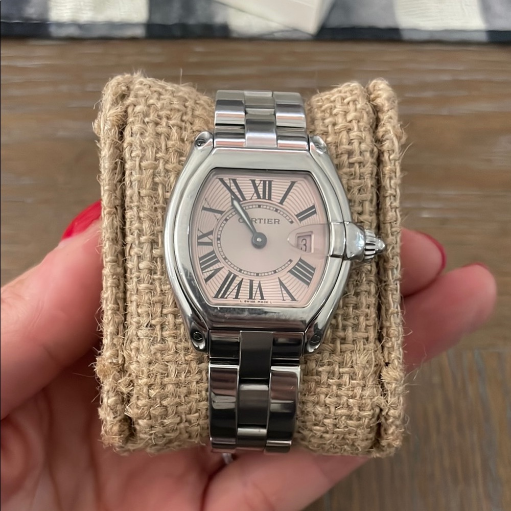 Cartier Roadster with Pink Face